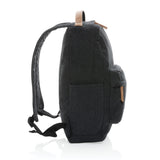Impact AWARE™ 16 oz. recycled canvas laptop rugzak