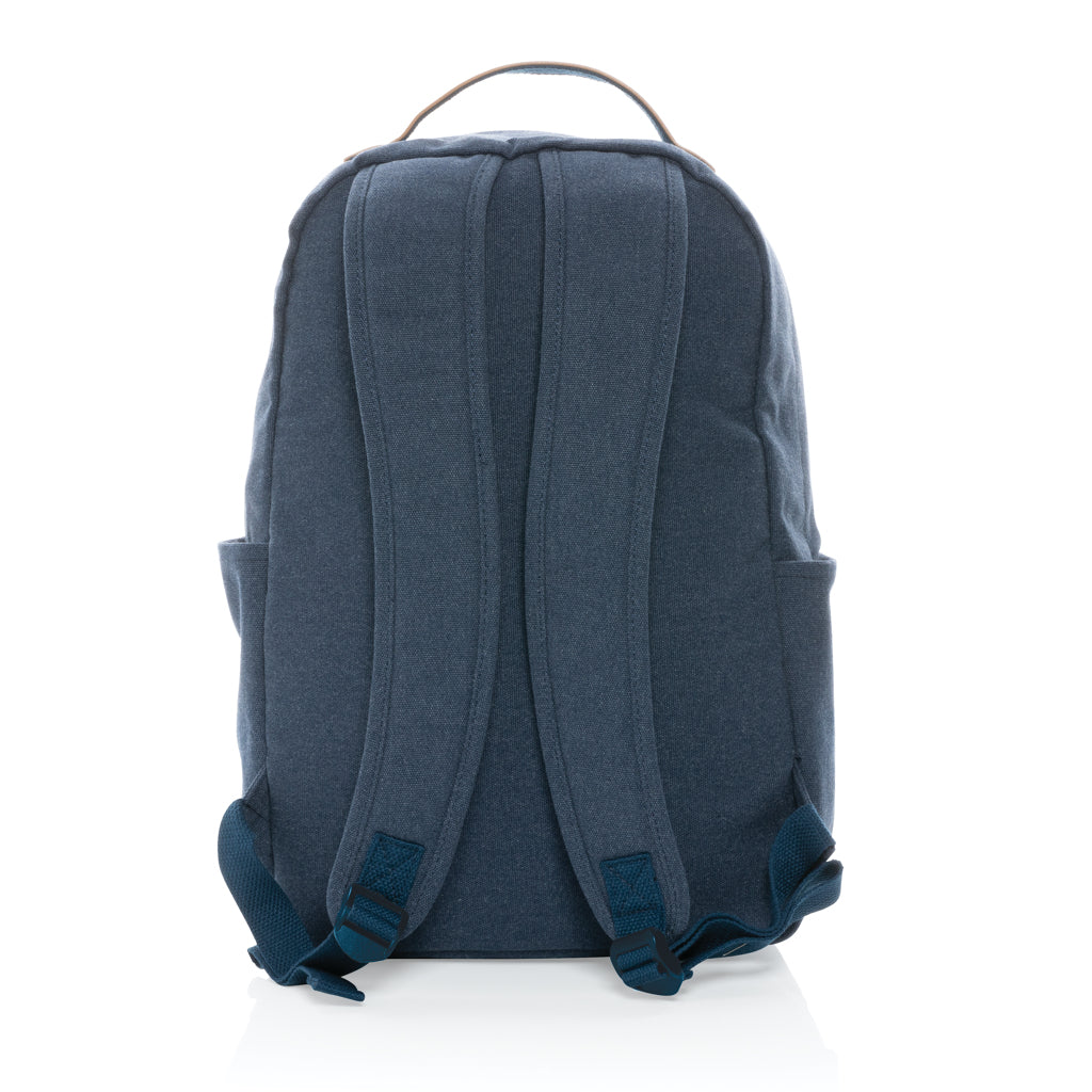 Impact AWARE™ 16 oz. recycled canvas laptop rugzak