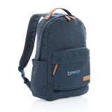 Impact AWARE™ 16 oz. recycled canvas laptop rugzak
