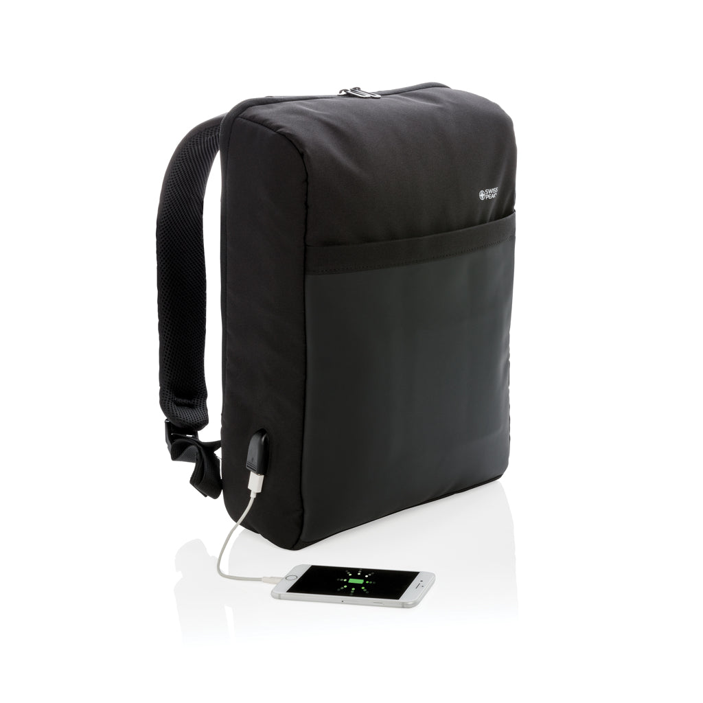 Lima PVC-vrije 15.6" RFID laptop tas
