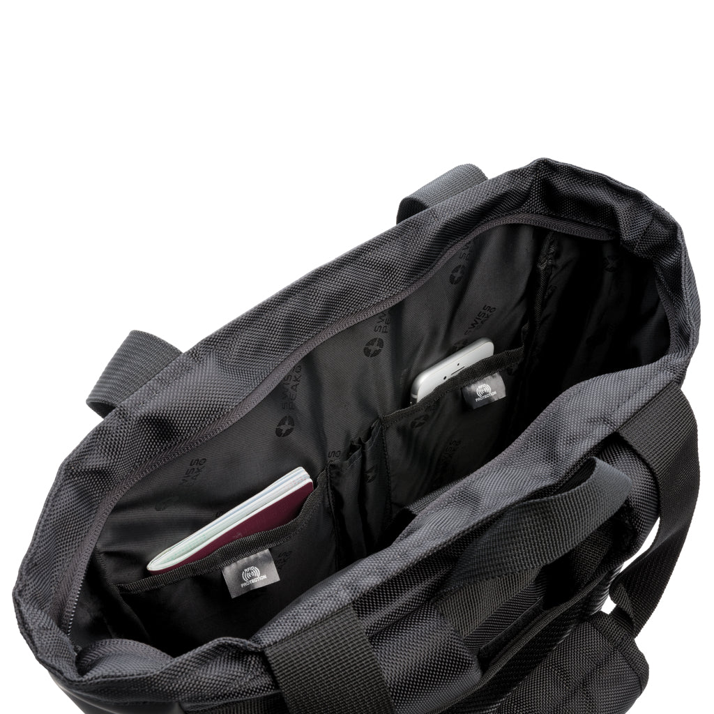Swiss Peak 15" laptop rugzak en draagtas PVC vrij