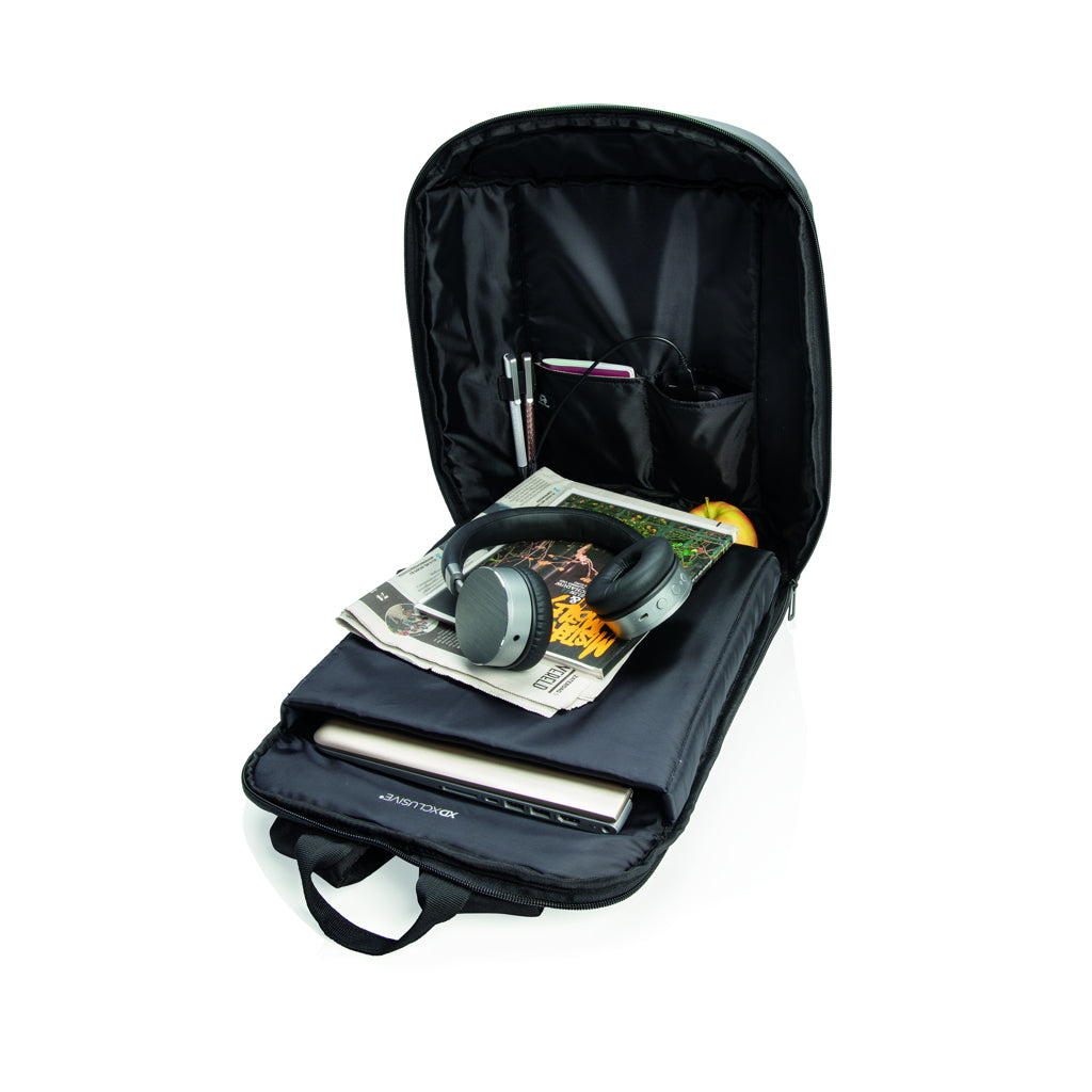 Madrid RFID USB anti-diefstal laptop rugzak PVC-vrij