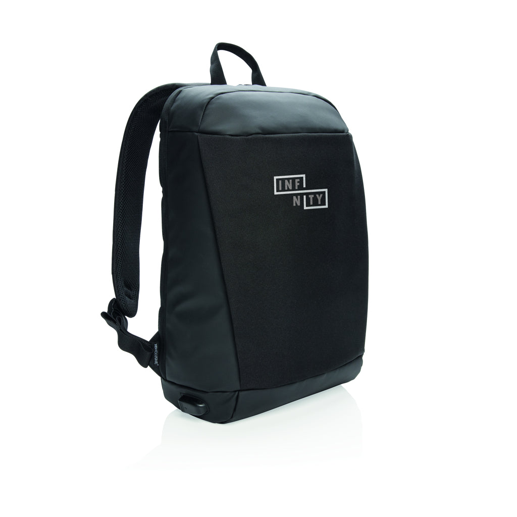 Madrid RFID USB anti-diefstal laptop rugzak PVC-vrij