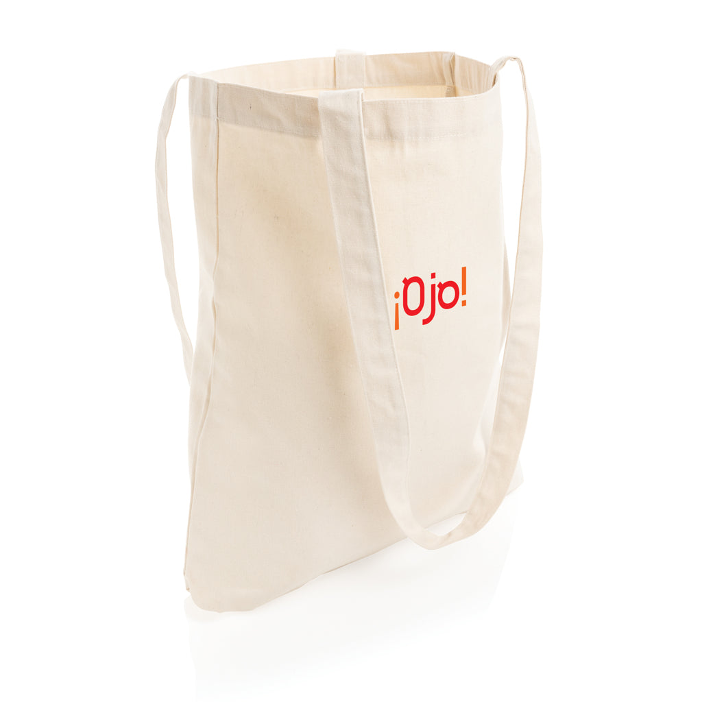 Impact AWARE™ gerecycled katoenen draagtas 330gsm