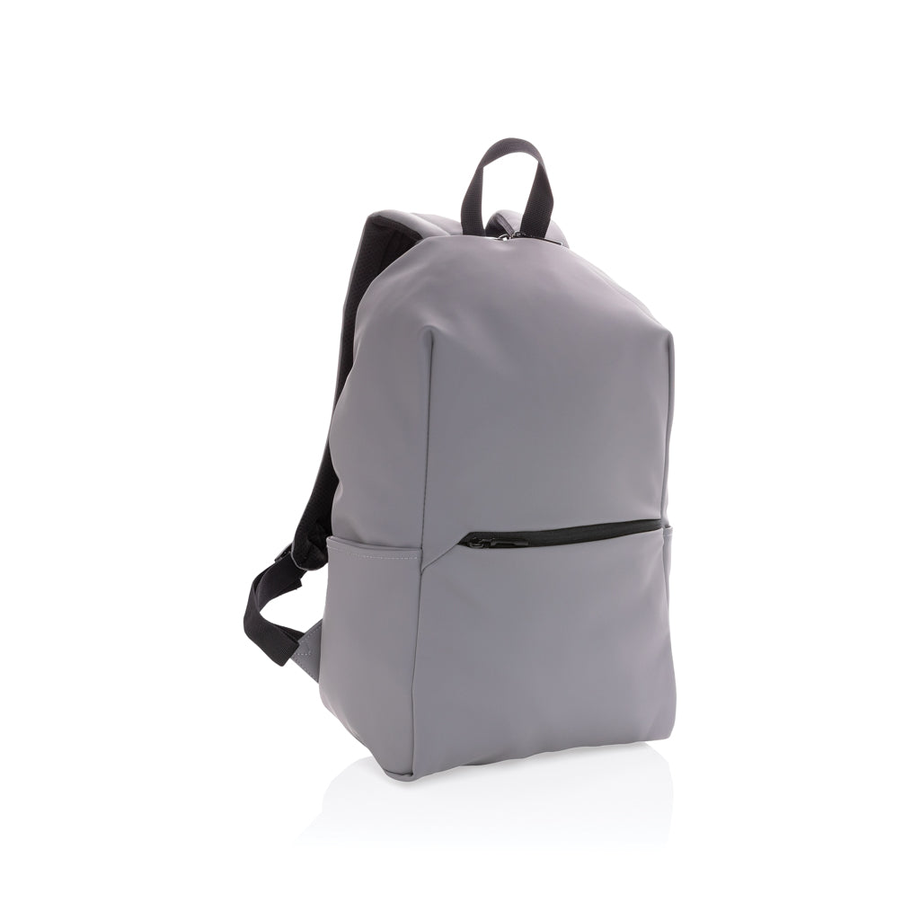 Smooth PU 15.6" laptop rugzak PVC-vrij