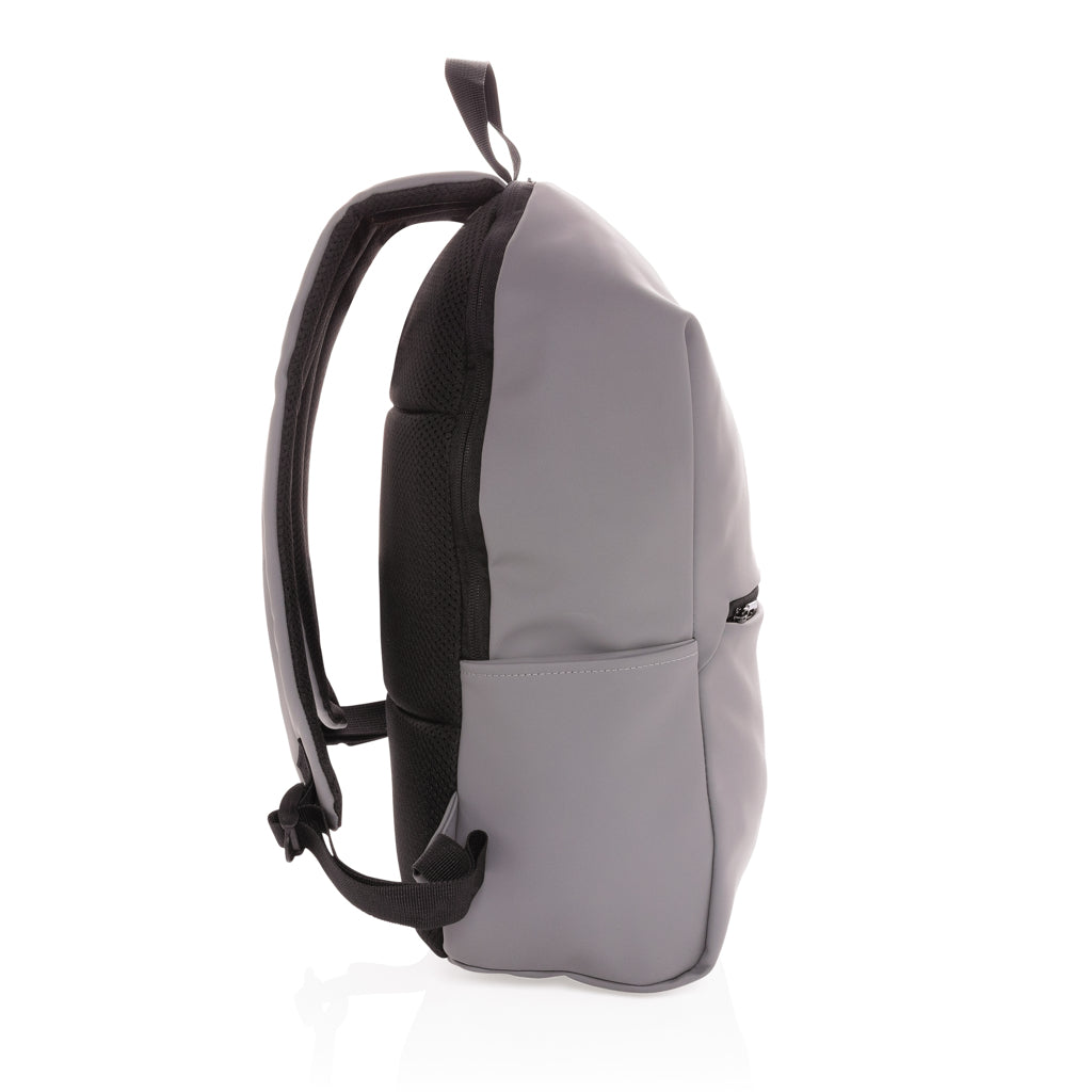 Smooth PU 15.6" laptop rugzak PVC-vrij