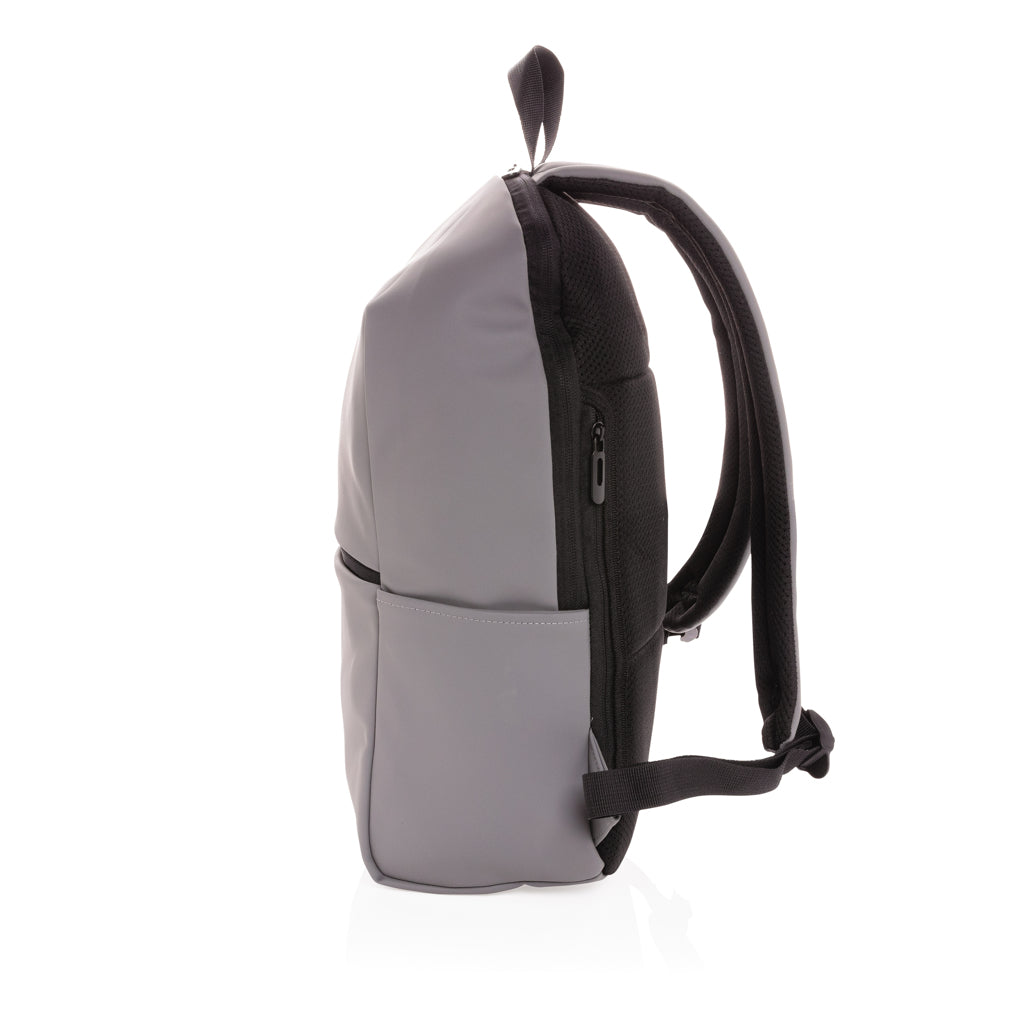 Smooth PU 15.6" laptop rugzak PVC-vrij