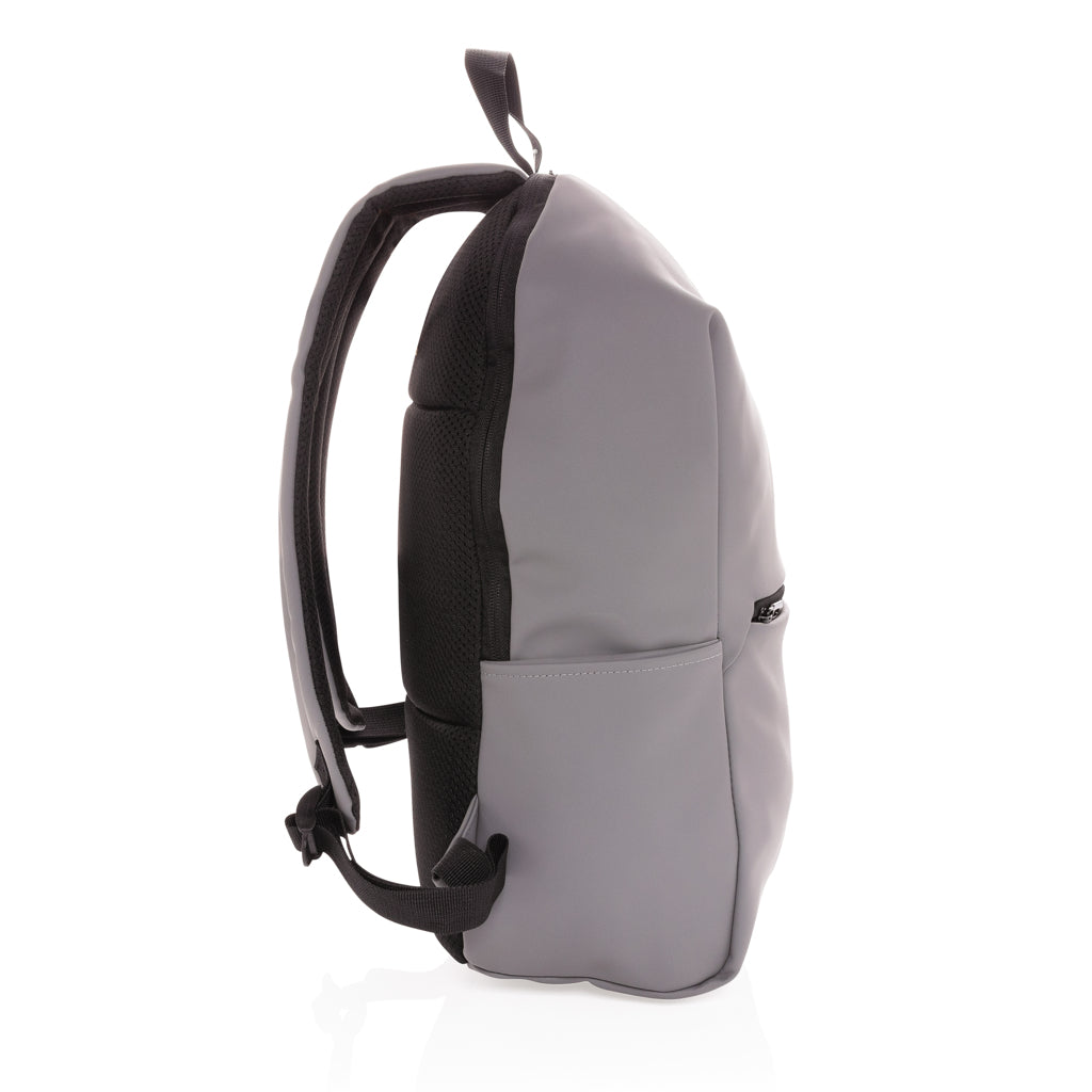 Smooth PU 15.6" laptop rugzak PVC-vrij