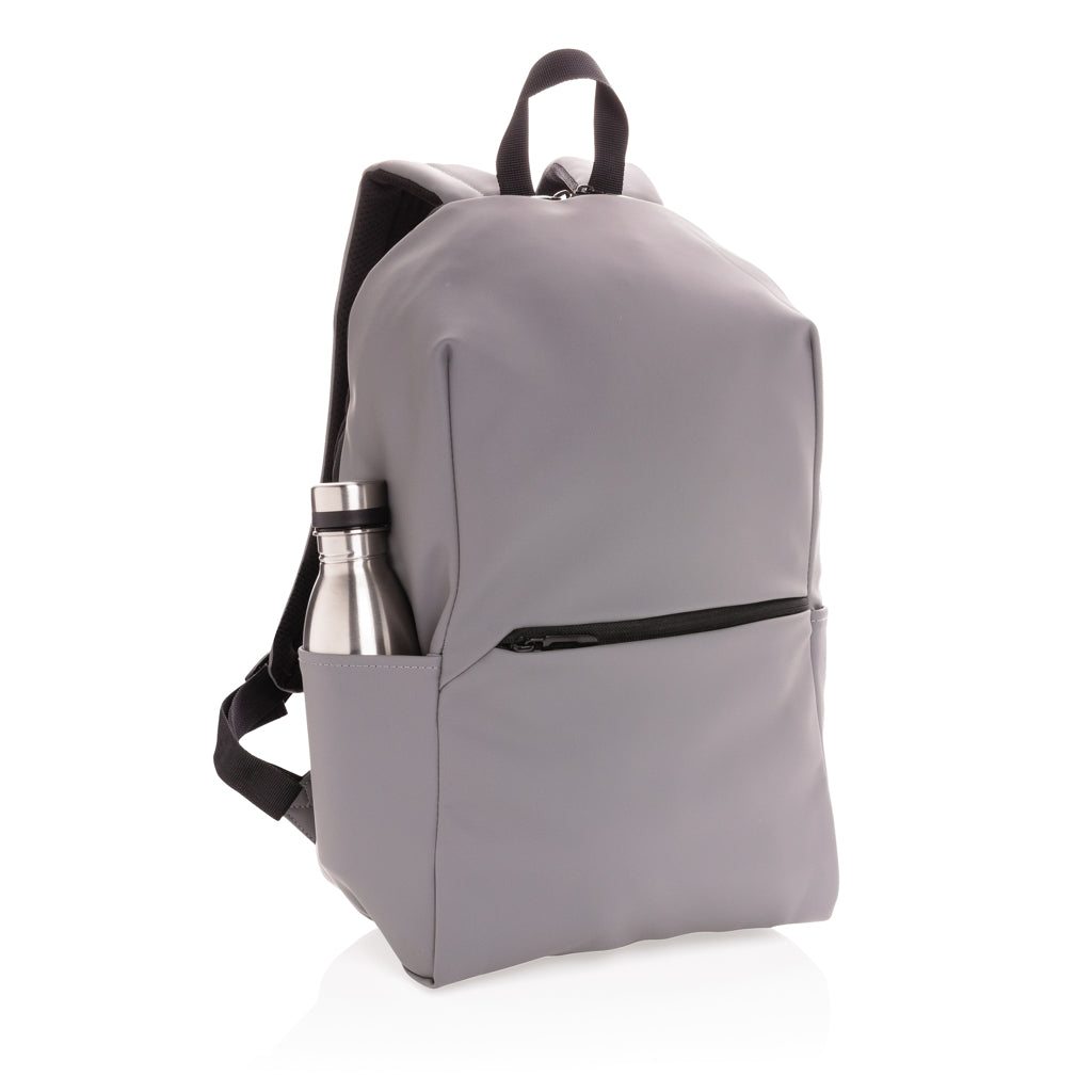 Smooth PU 15.6" laptop rugzak PVC-vrij