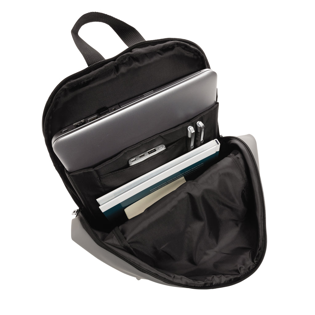 Smooth PU 15.6" laptop rugzak PVC-vrij