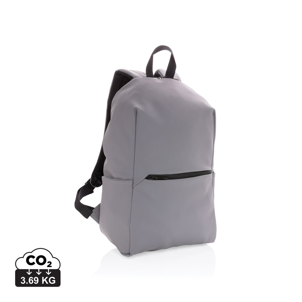 Smooth PU 15.6" laptop rugzak PVC-vrij