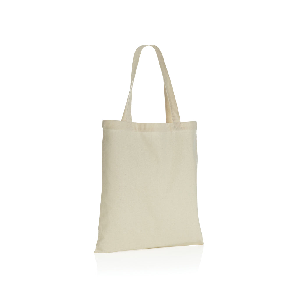 Impact AWARE™ gerecycled katoenen draagtas 145gsm