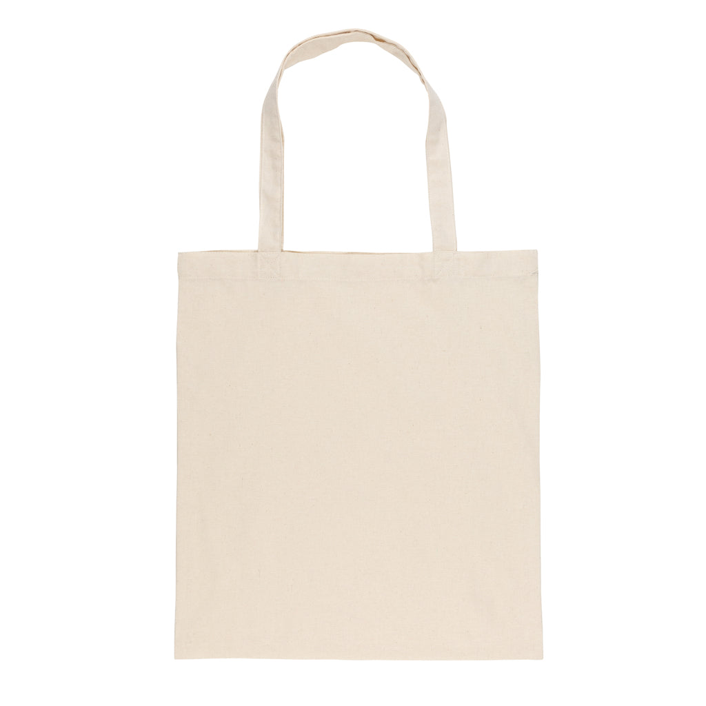 Impact AWARE™ gerecycled katoenen draagtas 145gsm