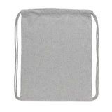 Impact AWARE™ gerecycled katoenen rugzak met trekkoord 145gr