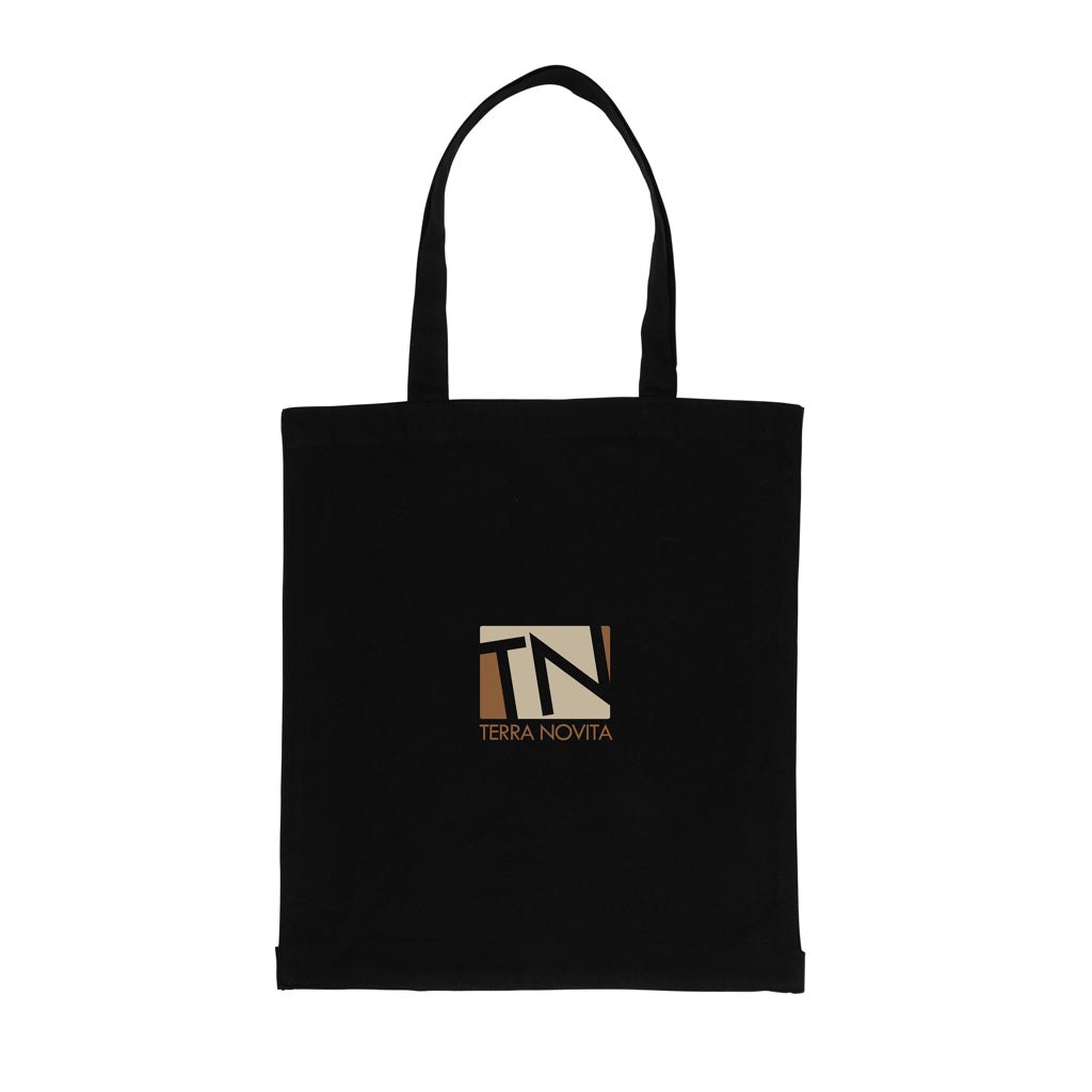 Impact AWARE™ gerecycled katoenen draagtas met bodem 145gsm