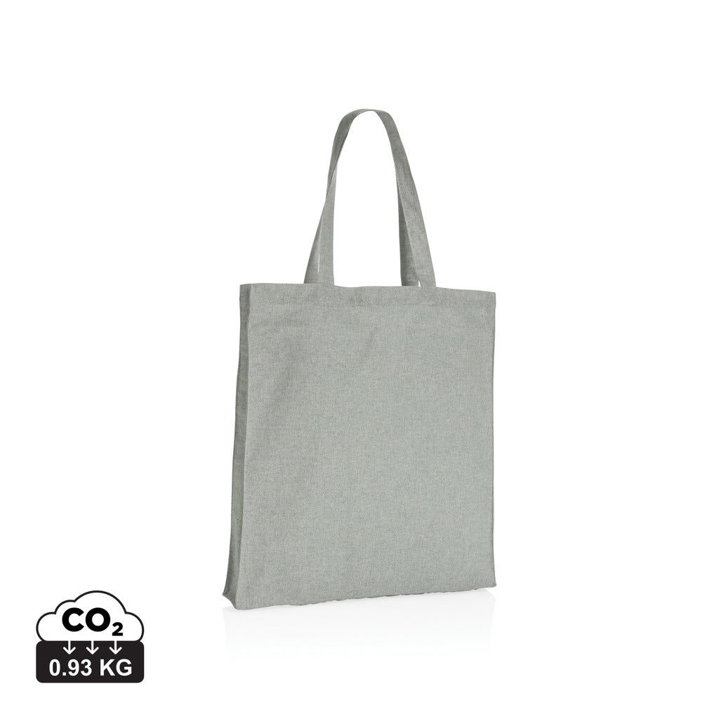 Impact AWARE™ gerecycled katoenen draagtas met bodem 145gsm