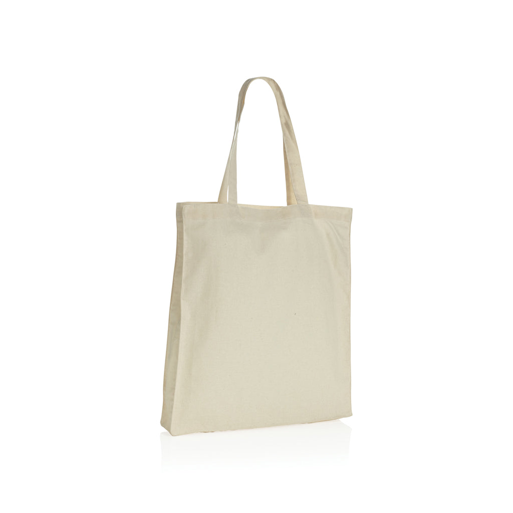 Impact AWARE™ gerecycled katoenen draagtas met bodem 145gsm