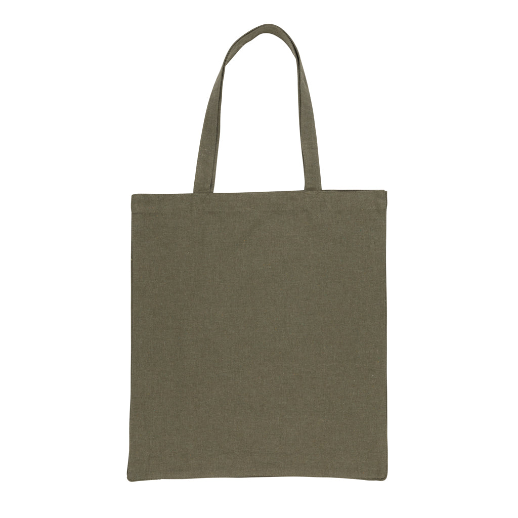 Impact AWARE™ gerecycled katoenen draagtas met bodem 145gsm