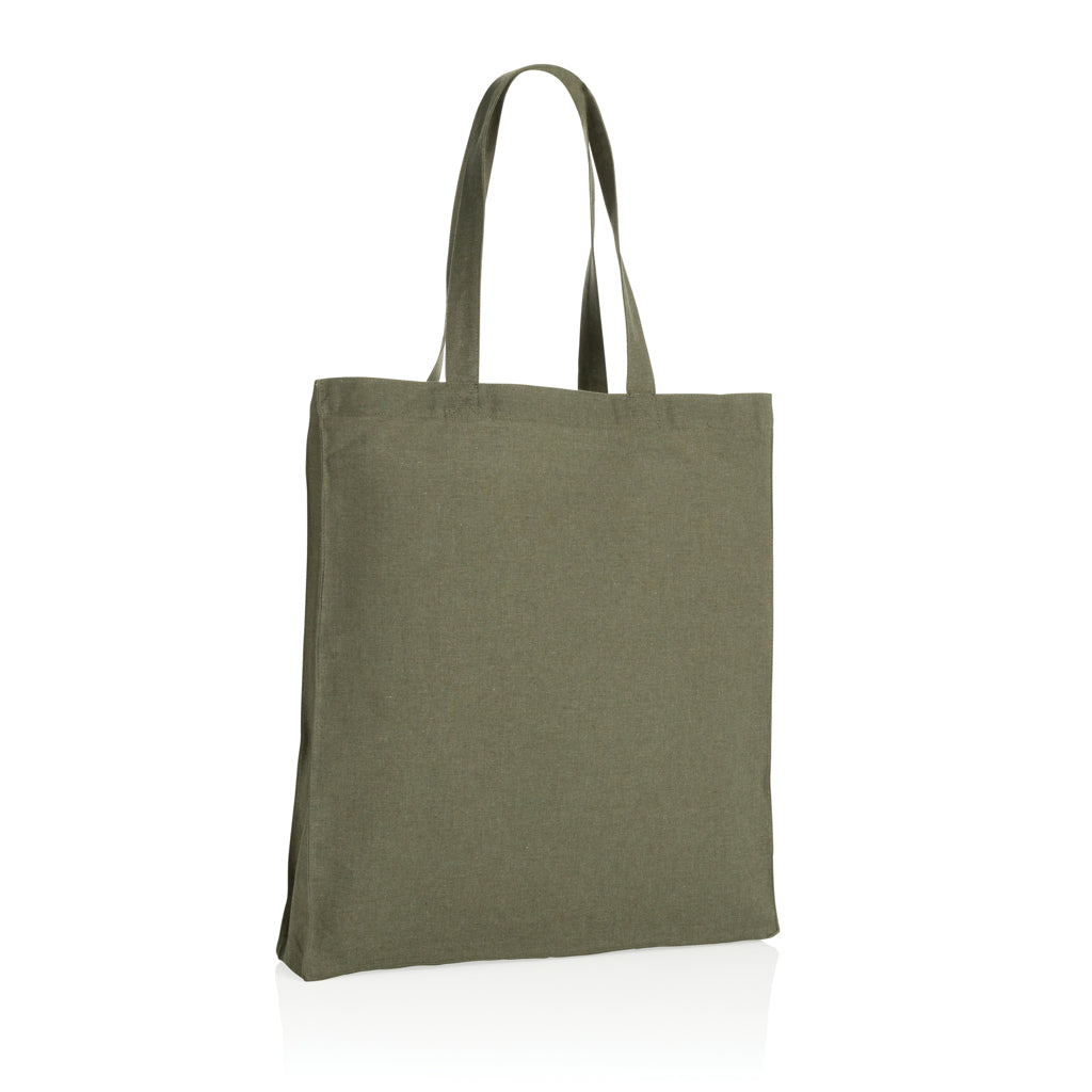 Impact AWARE™ gerecycled katoenen draagtas met bodem 145gsm
