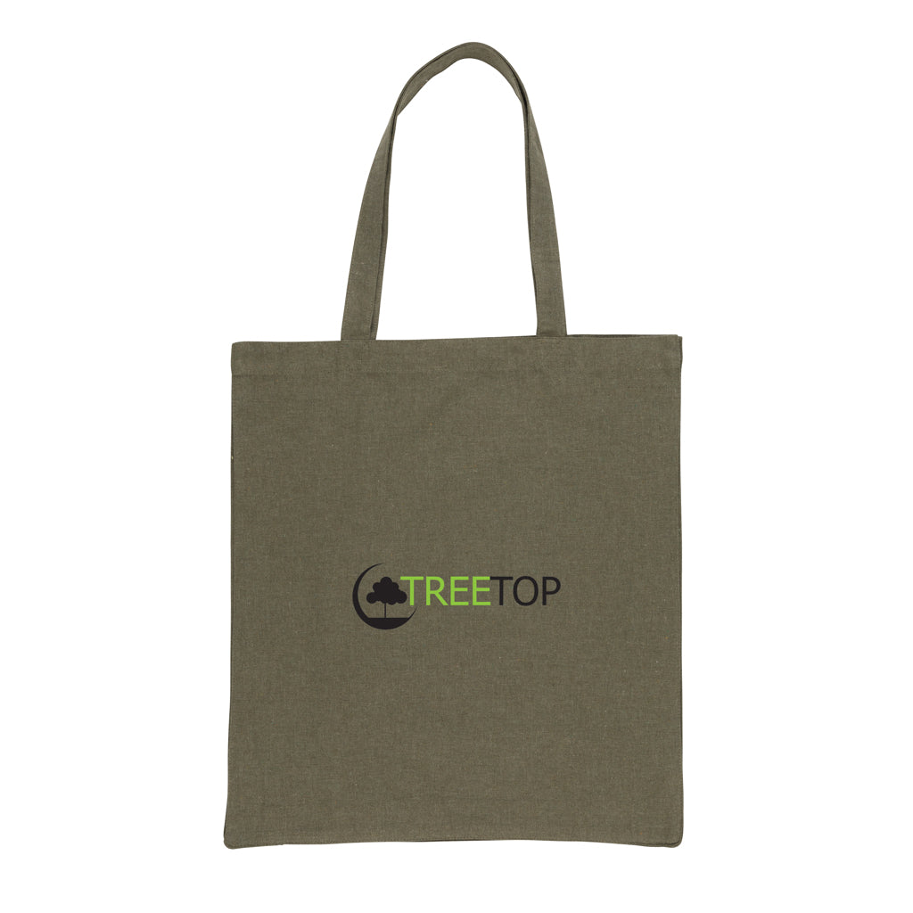 Impact AWARE™ gerecycled katoenen draagtas met bodem 145gsm