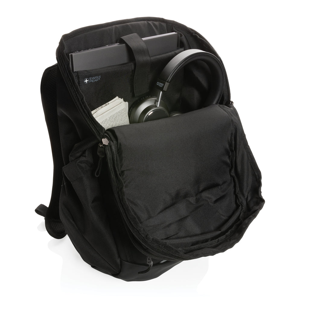 Swiss Peak AWARE™ RPET 15.6 inch zakelijke rugzak