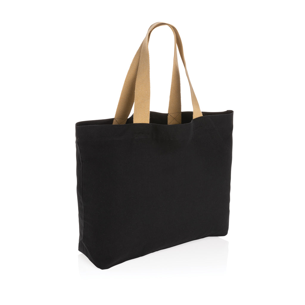 Impact Aware™ recycled canvas XL draagtas 240gsm ongeverfd