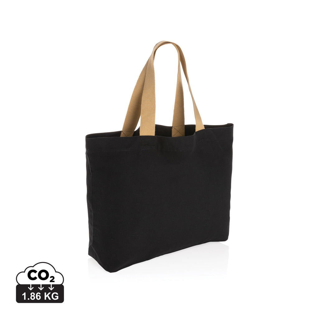 Impact Aware™ recycled canvas XL draagtas 240gsm ongeverfd