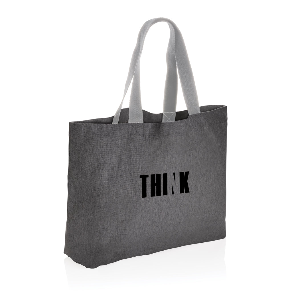 Impact Aware™ recycled canvas XL draagtas 240gsm ongeverfd