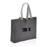 Impact Aware™ recycled canvas XL draagtas 240gsm ongeverfd