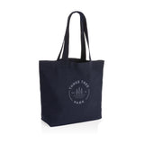 Impact Aware™ re-canvas shopper met vakje 240gsm ongeverfd