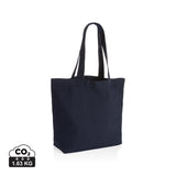 Impact Aware™ re-canvas shopper met vakje 240gsm ongeverfd