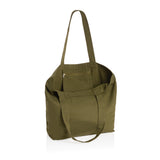 Impact Aware™ re-canvas shopper met vakje 240gsm ongeverfd