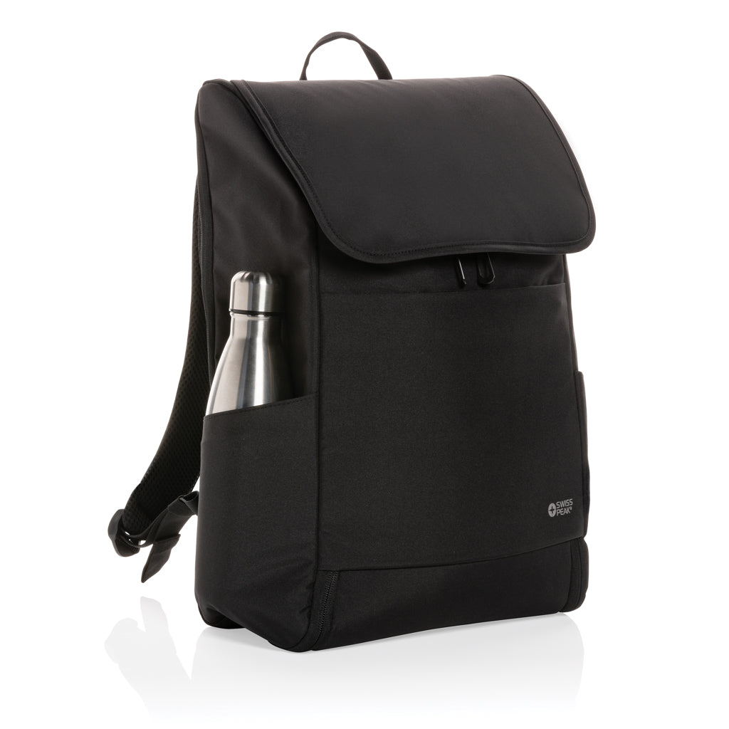 Swiss Peak Fern AWARE™ RPET allover zip 15" laptop rugzak