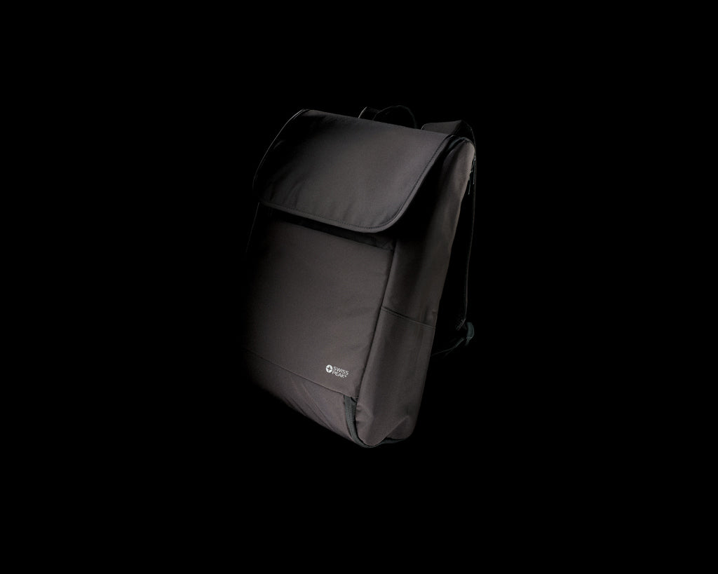 Swiss Peak Fern AWARE™ RPET allover zip 15" laptop rugzak