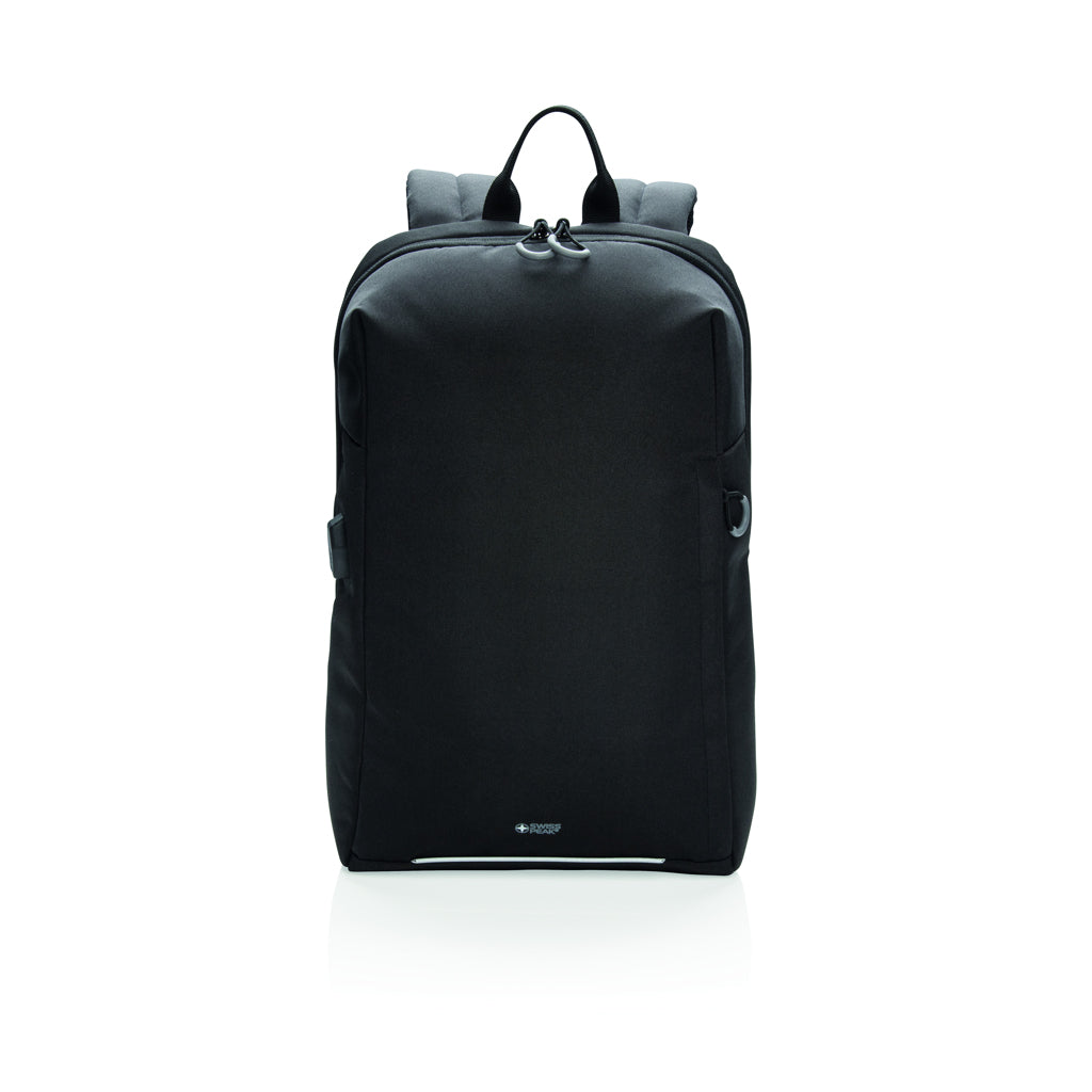 Swiss Peak AWARE™ RFID and USB A laptop rugzak