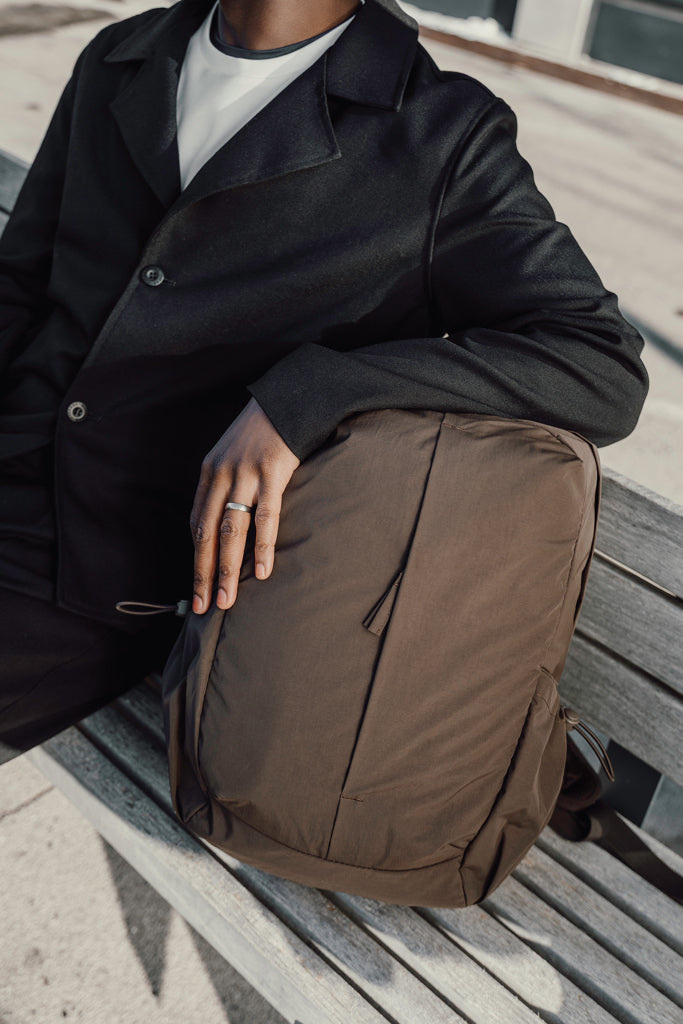 KENTO URBAN RCS  recycled nylon 15,6 inch rugzak met voorvak