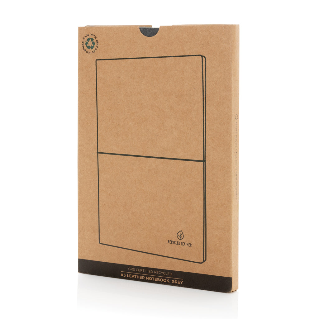 GRS A5 gerecycled lederen notitieboek