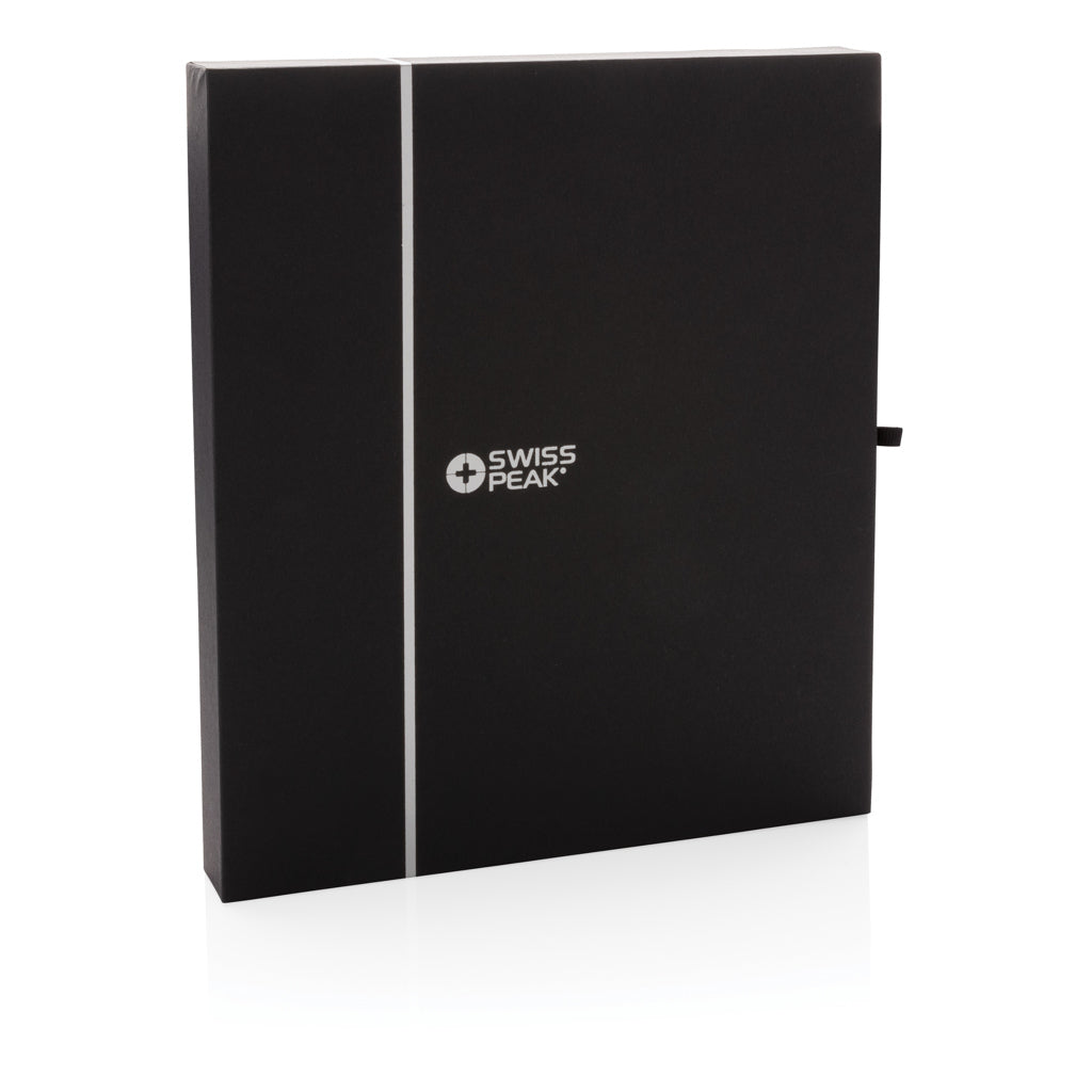 Swiss Peak deluxe A5 notitieboek en pen set