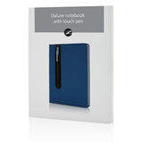 Standaard hardcover PU A5 notitieboek met stylus pen