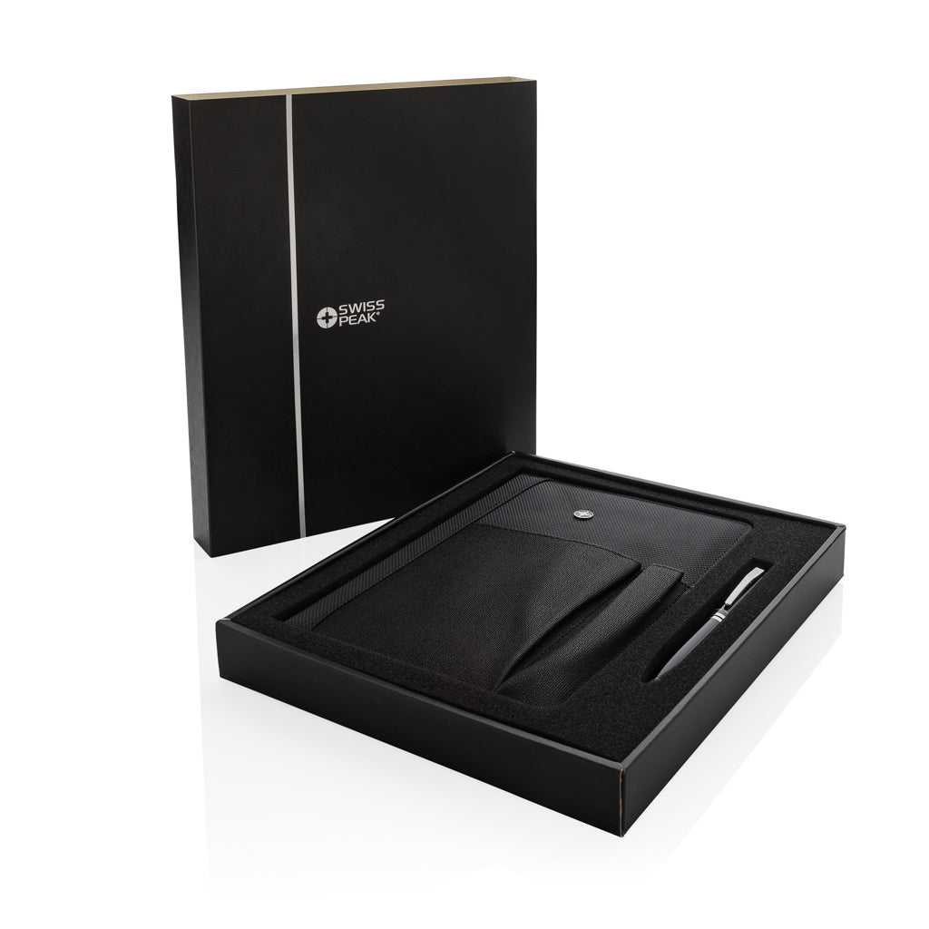 Hervulbaar notitieboek en pen set
