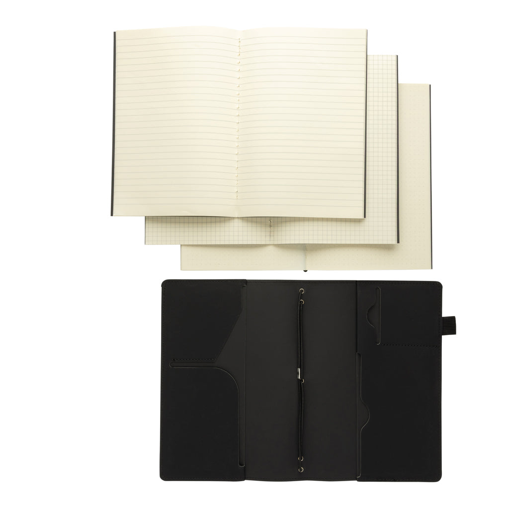 Daily Notes Binder 3-in-1 hervulbaar PU notitieboek