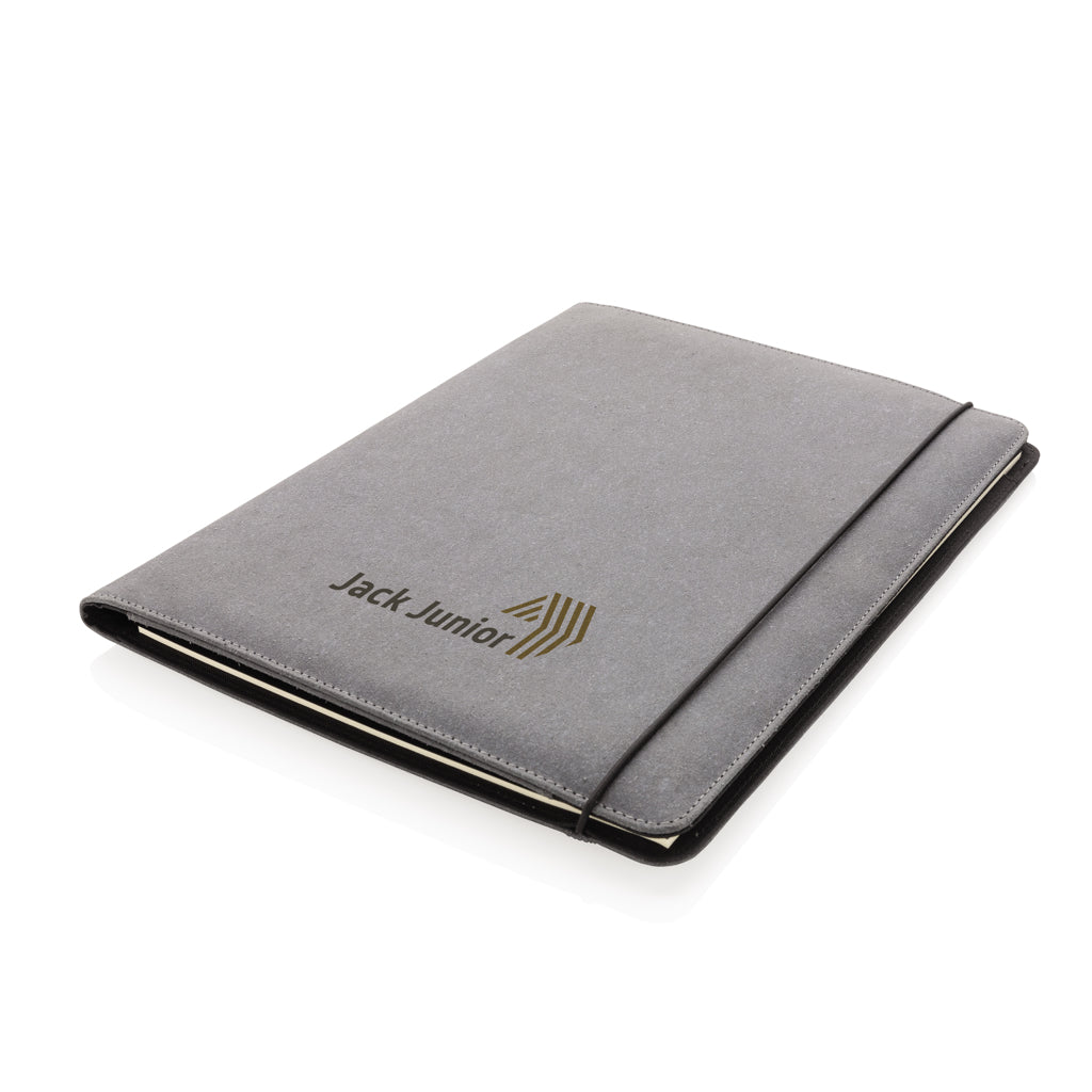 Gerecycled lederen portfolio A4