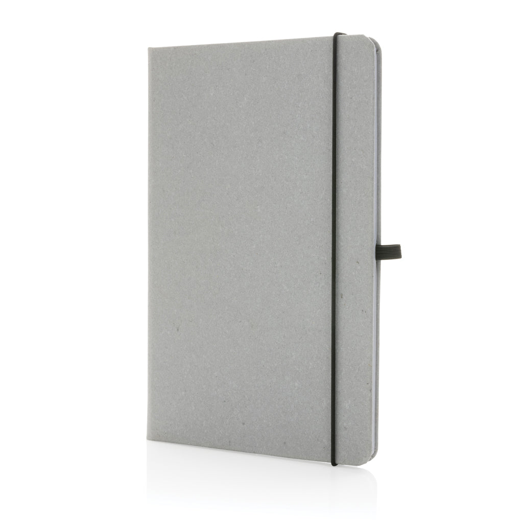 GRS Gerecycled lederen hardcover notitieboek A5