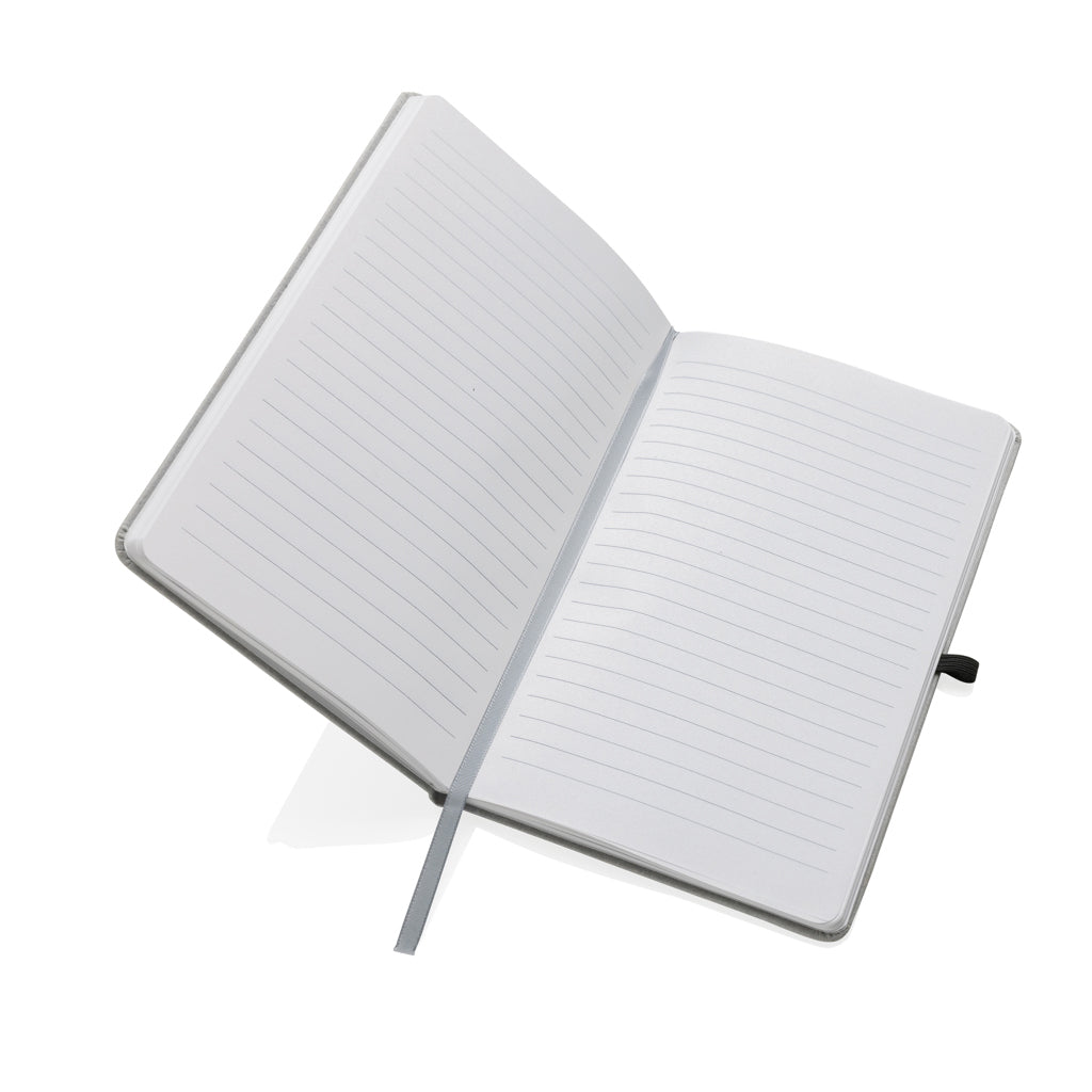 GRS Gerecycled lederen hardcover notitieboek A5