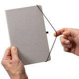 GRS Gerecycled lederen hardcover notitieboek A5