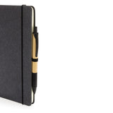 GRS Gerecycled lederen hardcover notitieboek A5