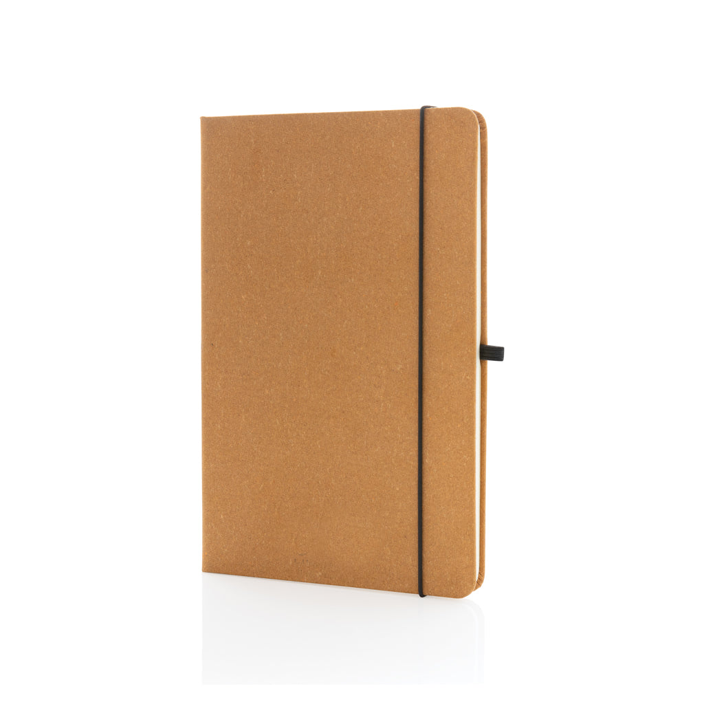 GRS Gerecycled lederen hardcover notitieboek A5