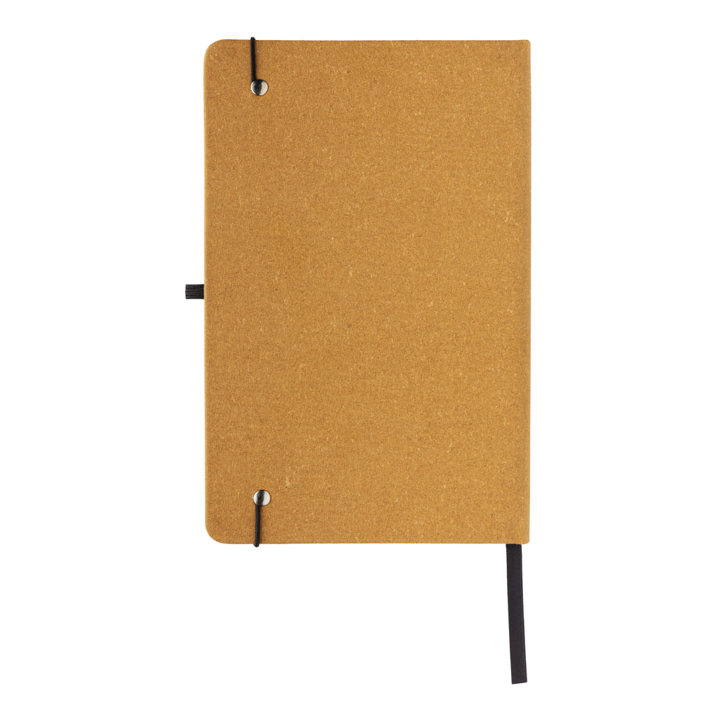 GRS Gerecycled lederen hardcover notitieboek A5