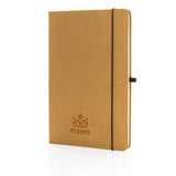 GRS Gerecycled lederen hardcover notitieboek A5