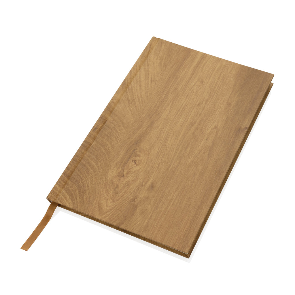 Kavana notitieboek met houtprint A5